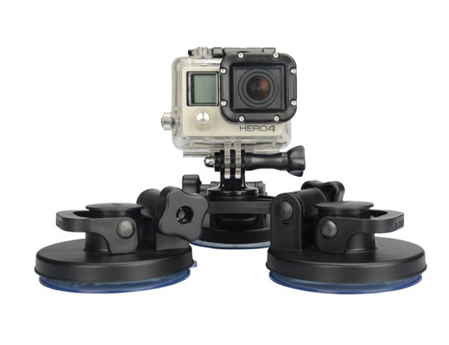 Přísavné a klipsové držáky GoPro