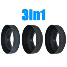 JJC sluneční clona 3v1 58mm, LS-58S