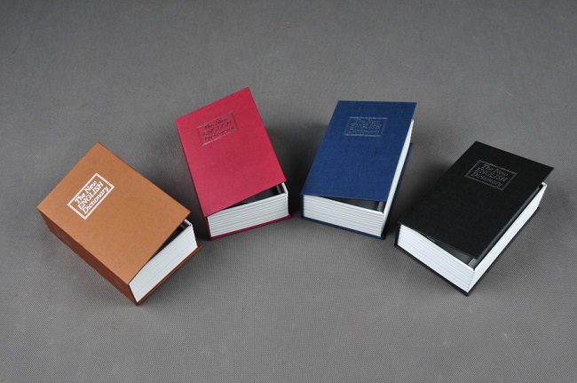 Trezor, pokladnička, kniha slovník 240x160x60mm červený