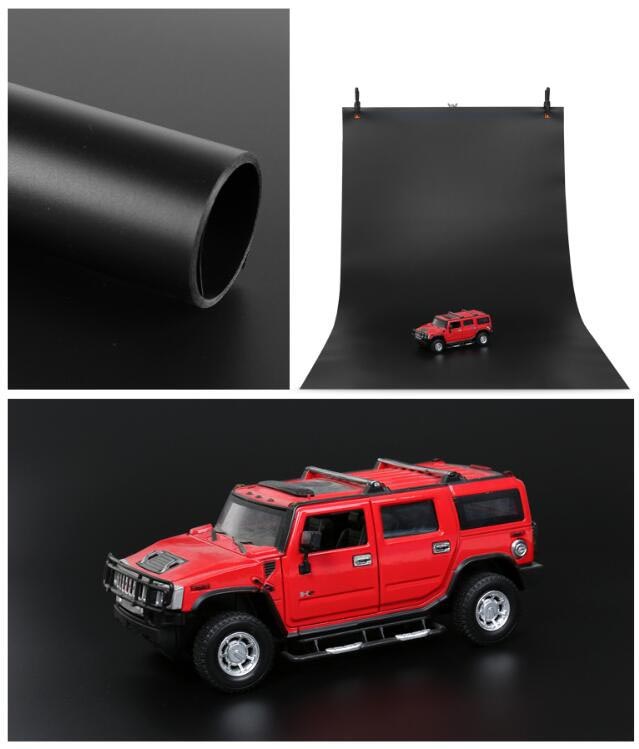 Fotopozadí černé PVC 120x200 lesklé matné