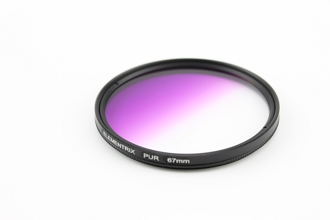 Elementrix přechodový filtr fialový 67mm
