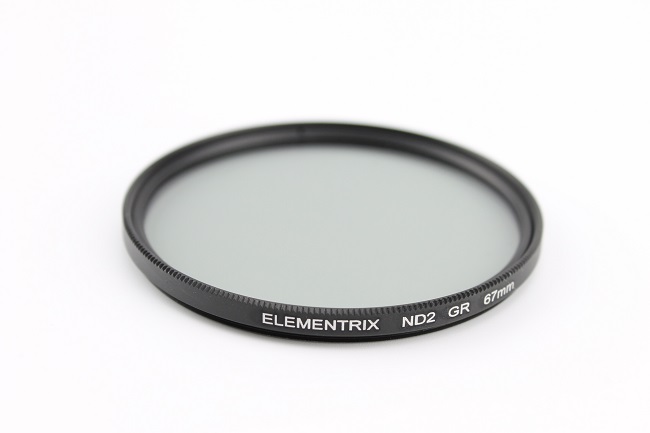 Elementrix šedý ND2 filtr plný ND-2 67mm  
