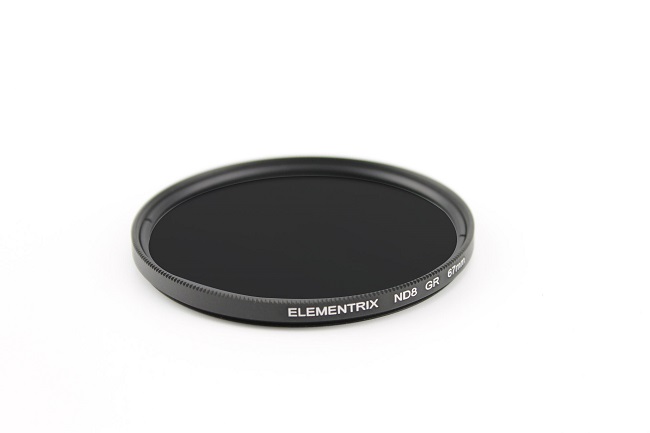 Elementrix šedý ND8 filtr plný ND-8 67mm