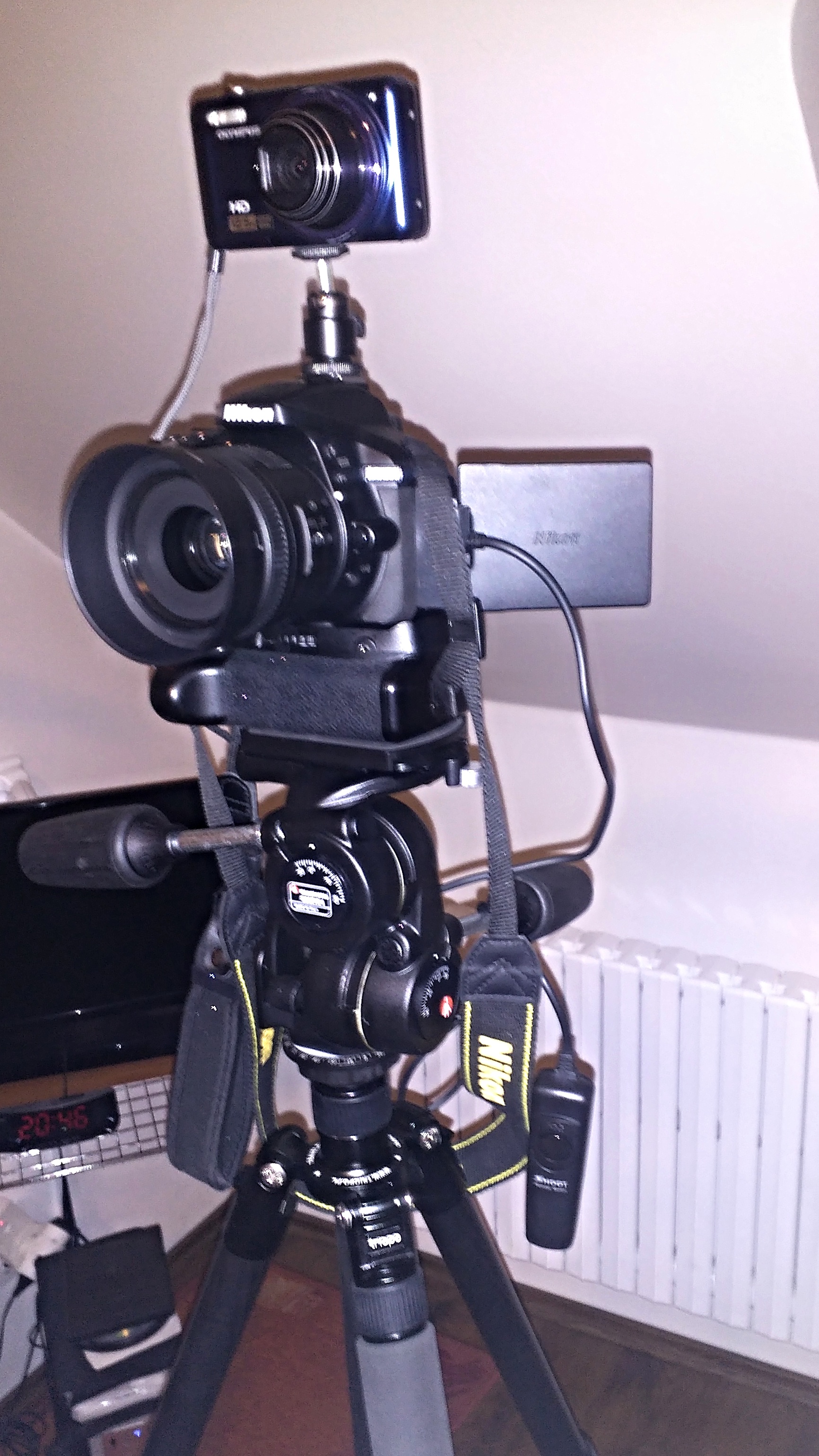 3D Stativová mini kulová hlava do sáněk menší