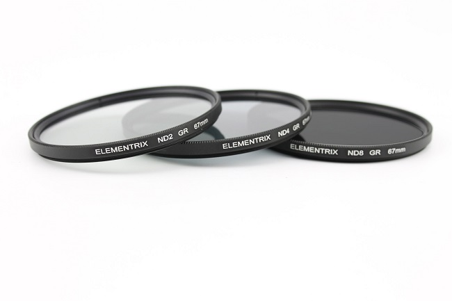 Elementrix ND8, ND4, ND2 set filtrů 67mm