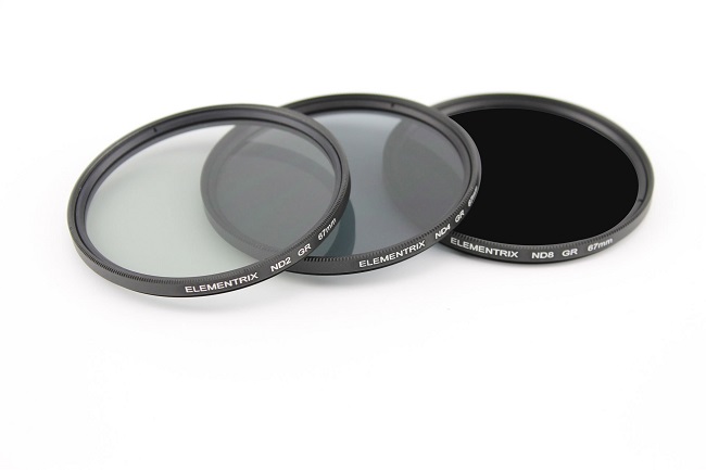 Elementrix ND8, ND4, ND2 set filtrů 67mm