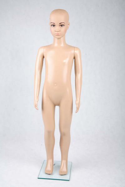 Dětská figurína, manekýna v tělové barvě
