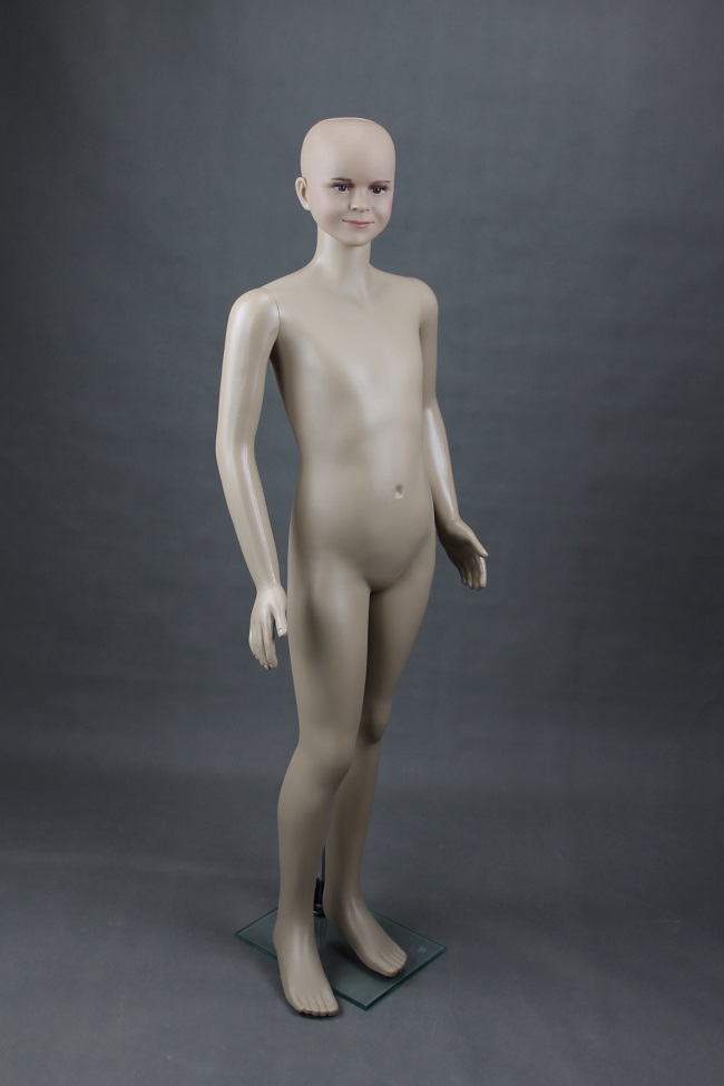 Dětská figurína, manekýna v tělové barvě 140cm uni
