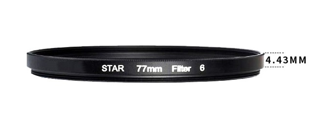 Elementrix star hvězdičkový filtr 6x 62mm pevný