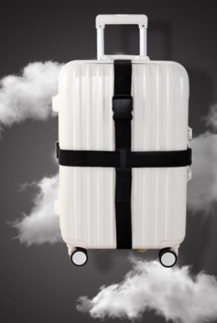 Popruh na kufr křížový oranžový