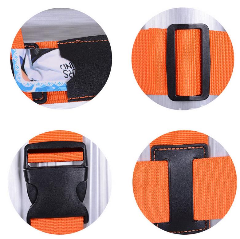 Popruh na kufr křížový oranžový