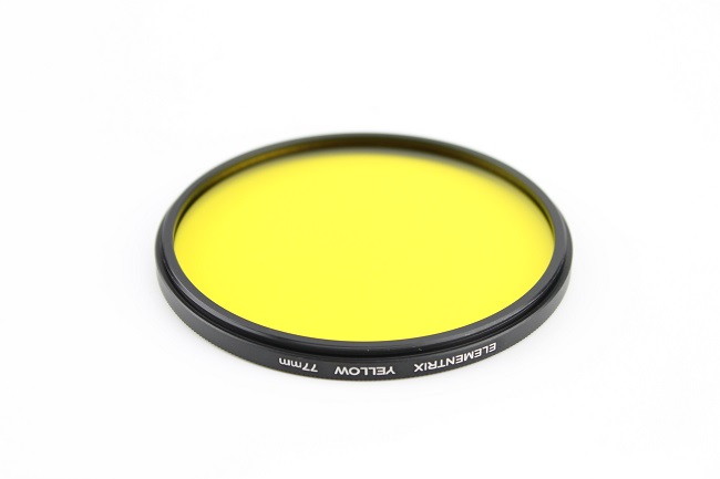 Elementrix Plný filtr žlutý 72mm textilní pouzdro