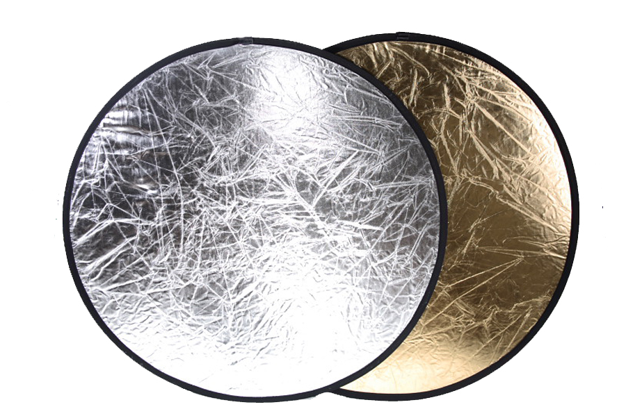 Odrazová deska, odrazná deska 80cm 2 v 1 zlatá stříbrná