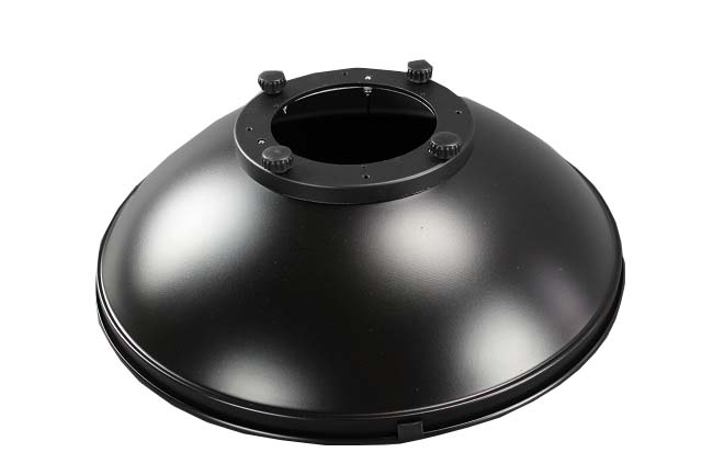 bílý universal Beauty dish 70cm s voštinou a difuzérem