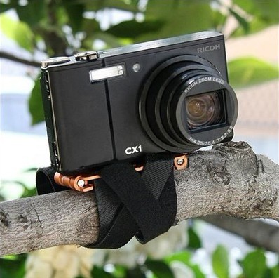 Stativ na kolo pro fotoaparát GPS, černý