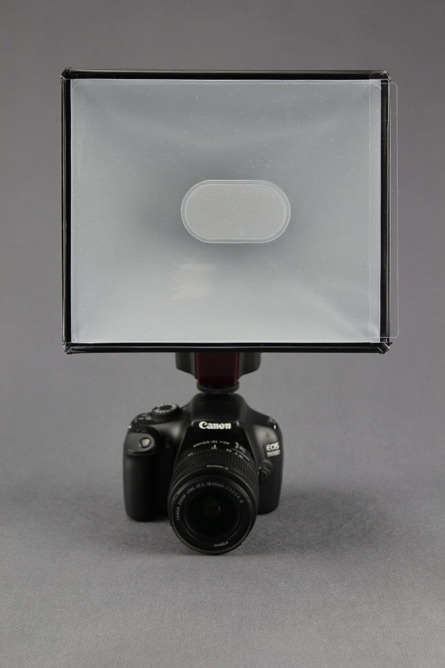 Mini softbox 3v1 pro systémový blesk 185x215mm