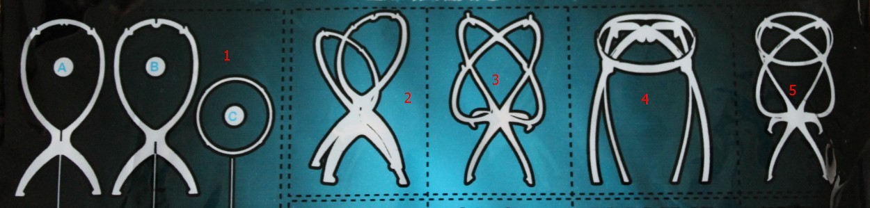 Stojánek na paruku, stojan na paruku černý