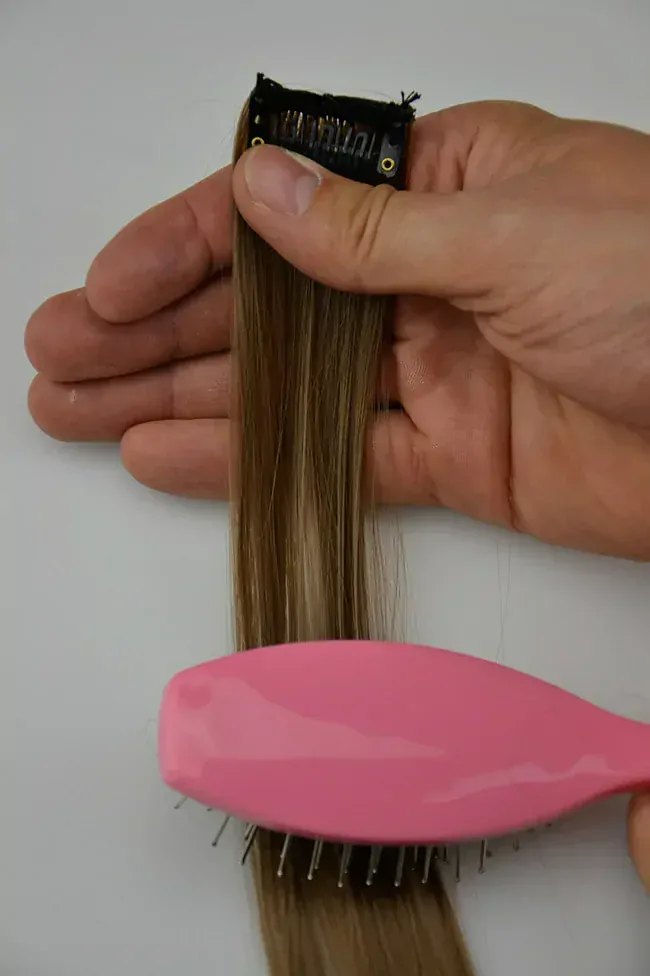 Clip in sada rovná 50cm odstín 1