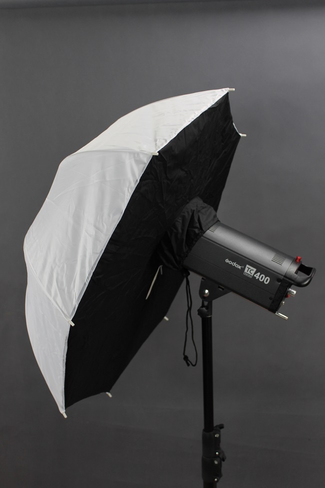 Softbox Fotografický deštníkový  102cm bílý