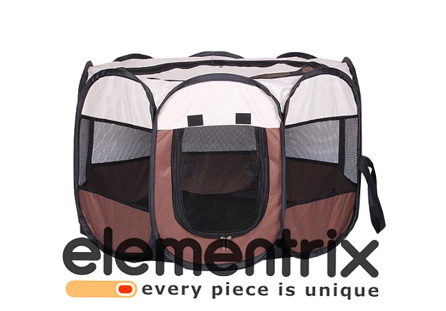Klec pro psa, látková přepravka, výběh, vel. S 74 cm