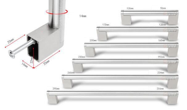 Nerezové madlo  293mm 14mm