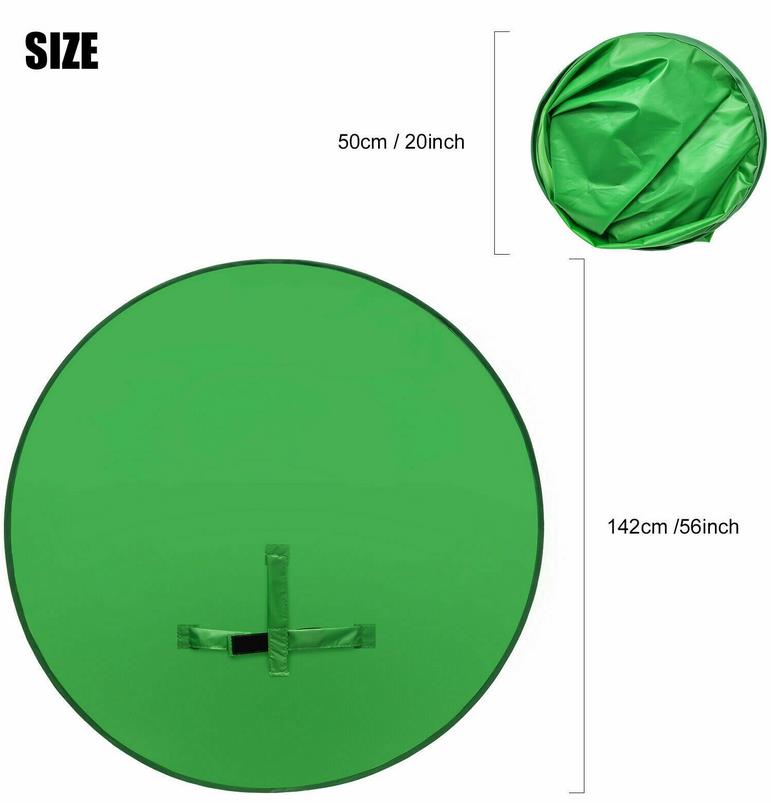 Zelené plátno Green screen Online Klíčování s nástavcem na křeslo