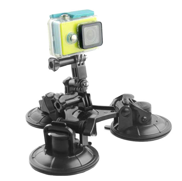 3 Head přísavný držák pro GoPro 255