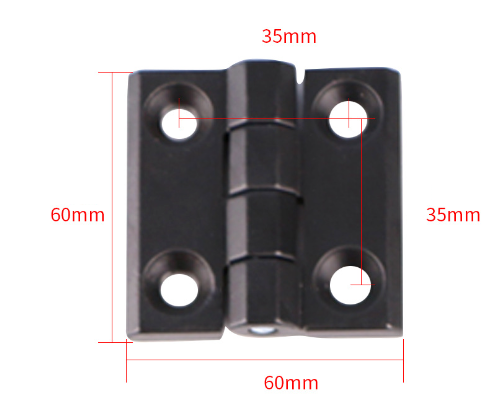 Dveřní pant celokovový zinek 60x60x6mm