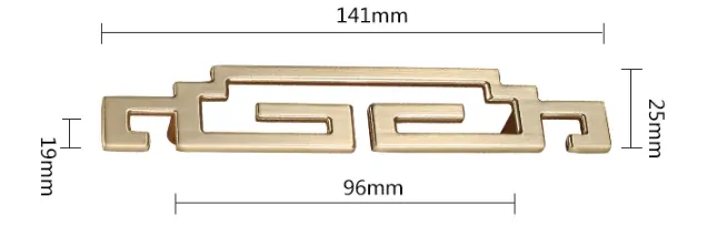 Šuplíkové madlo čínský moderní styl  58-96mm