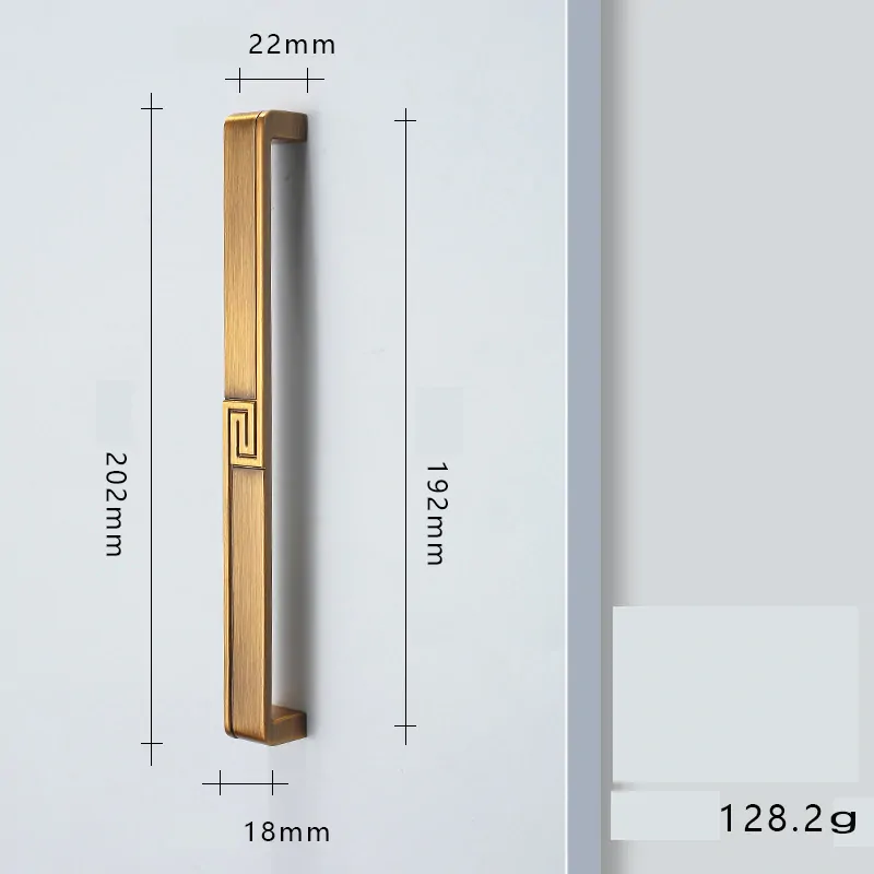 Šuplíkové, dveřní madlo čínský neo styl 8053-192 bronz