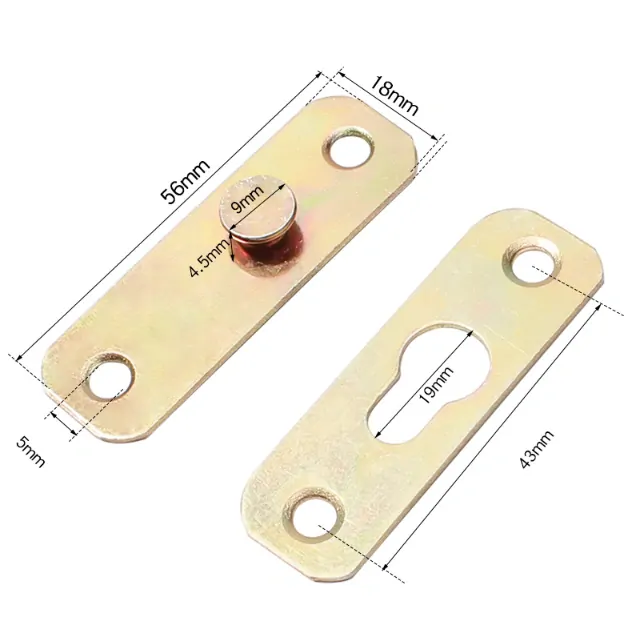 Spojka sedací soupravy set 56x18mm bajonetový závěs