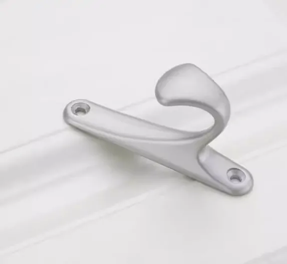 Nábytkový věšák 88mm single stříbrný