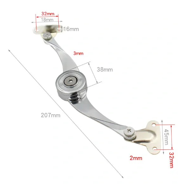 Výklopný systém dvířek 207mm