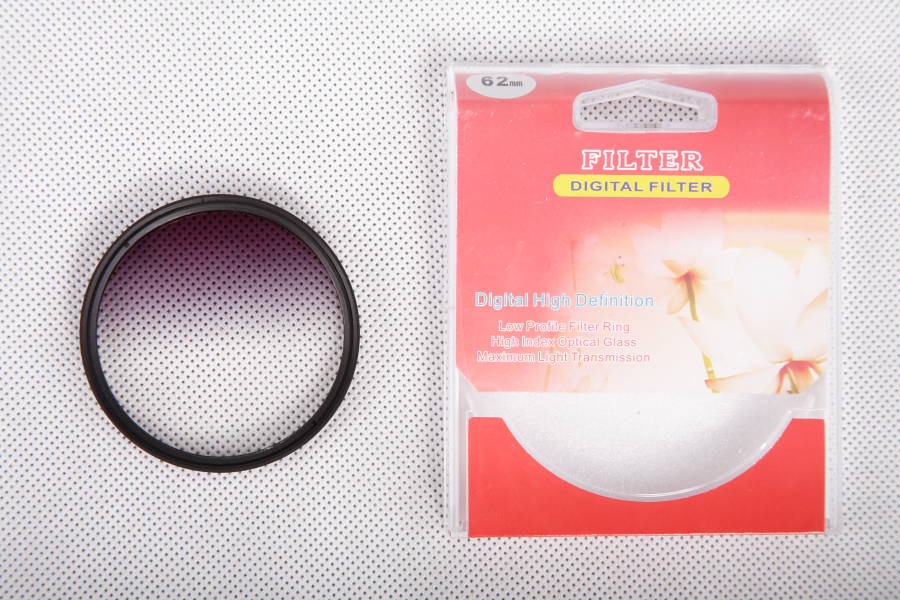 Šedý ND2 přechodový filtr 58mm