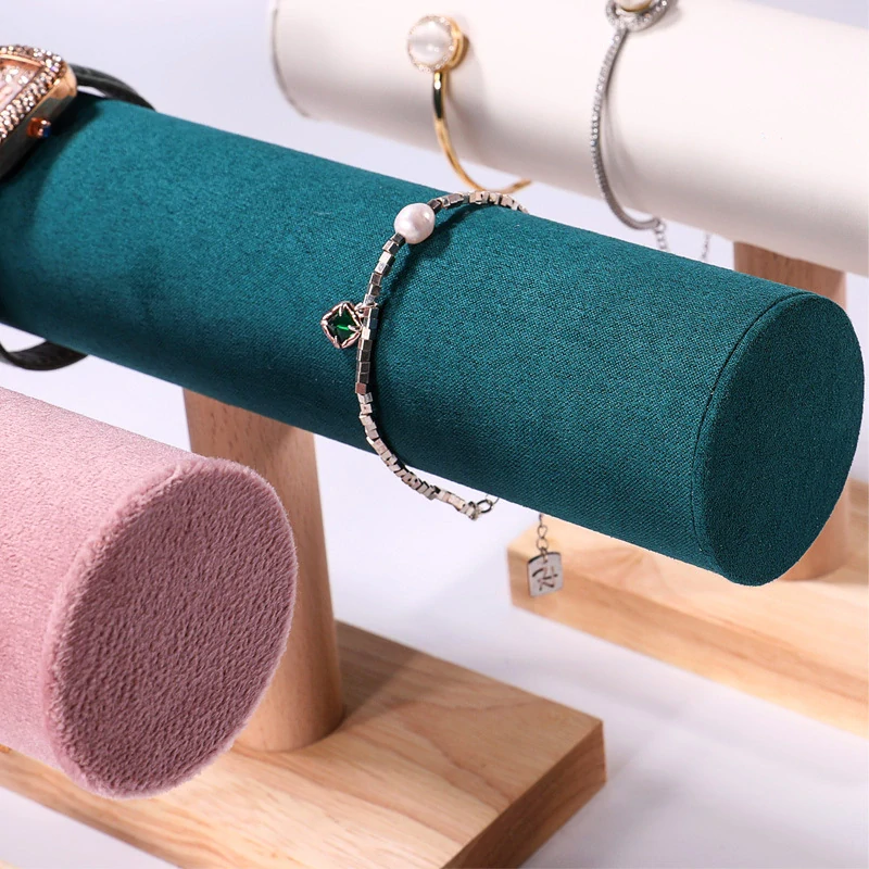 Stojánek, dekolt na náramky, 1x válec bílý