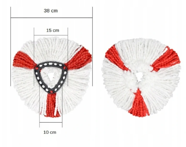 Náhradní hlavice pro mop Vileda TURBO 2v1 1ks