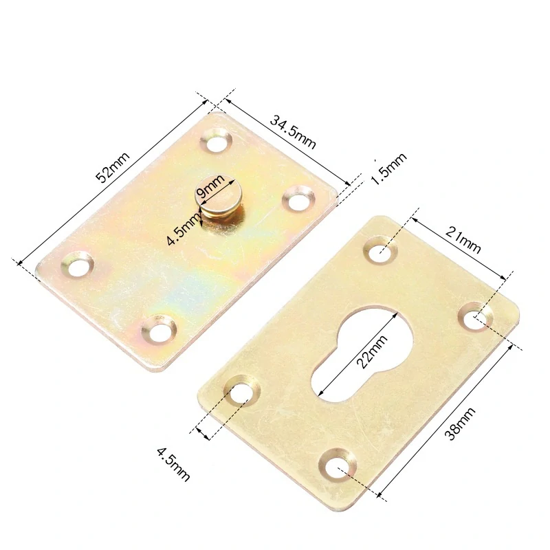 Spojka sedací soupravy set 52x34,5 mm bajonetový závěs 