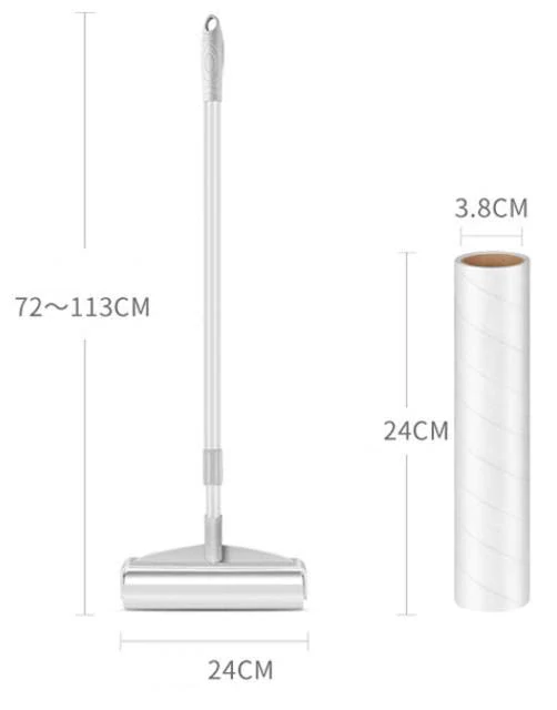 Váleček na oblečení a čalounění 24cm teleskopický