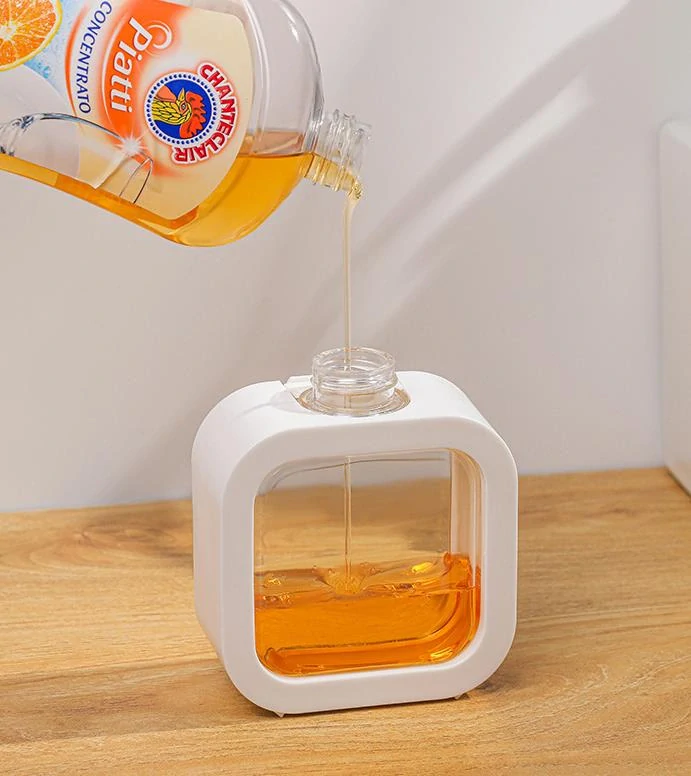 Průhledný dávkovač mýdla 500 ml