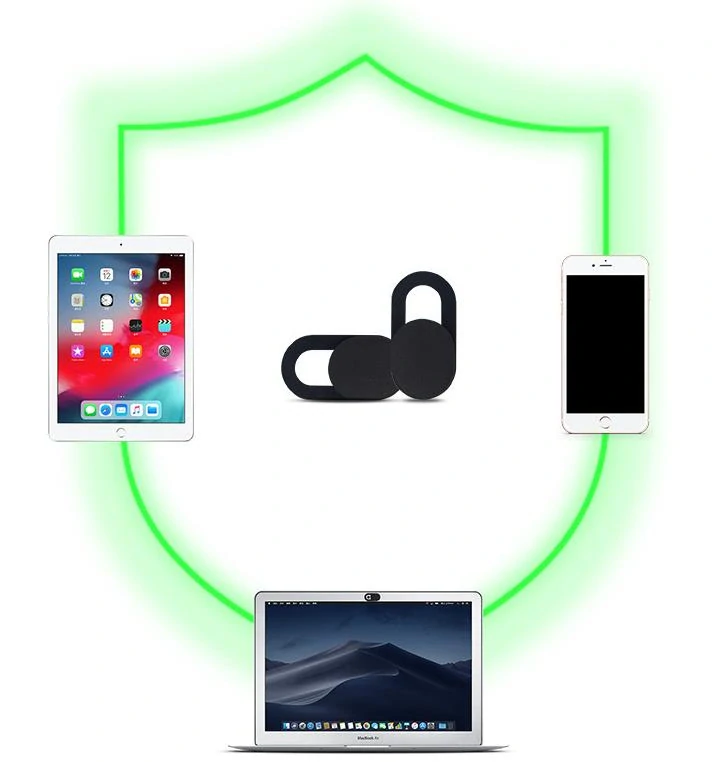 3x Kryt webkamery mobilu nebo notebooku 18mm bílý