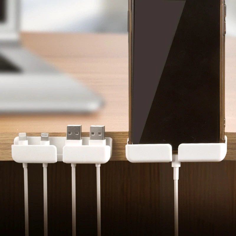 Samolepicí držáky na kabely a telefon – sada 3 ks