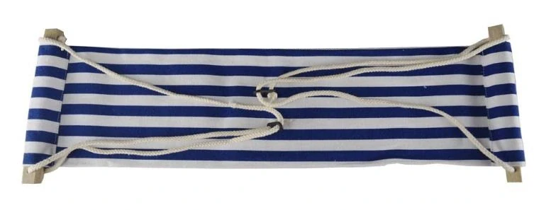 Houpací síť na nohy - pruhovaná modro bílá