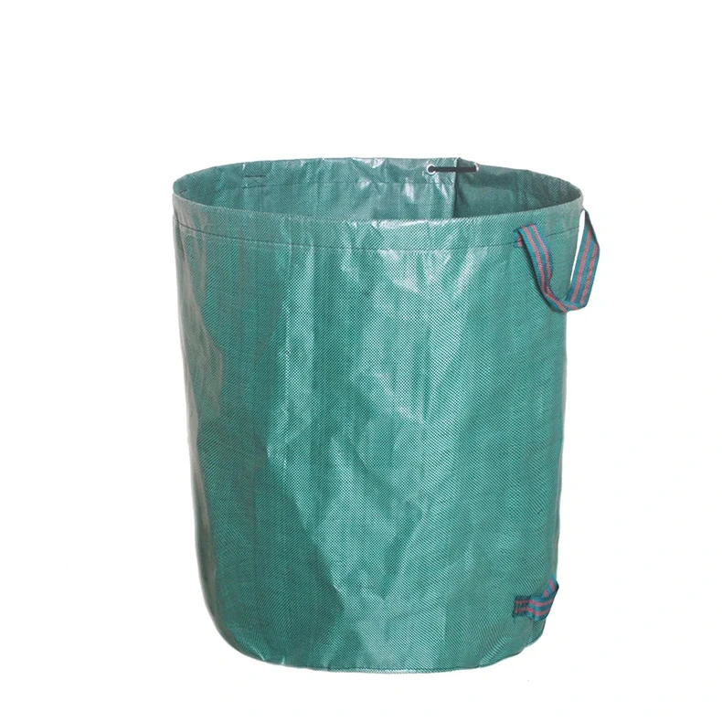 Zahradní koš na listí – 272L / 67×76 cm – zelený