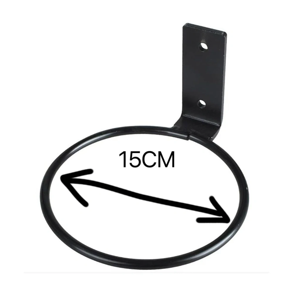 Kovový nástěnný držák na květináč – průměr 15 cm (1 ks)