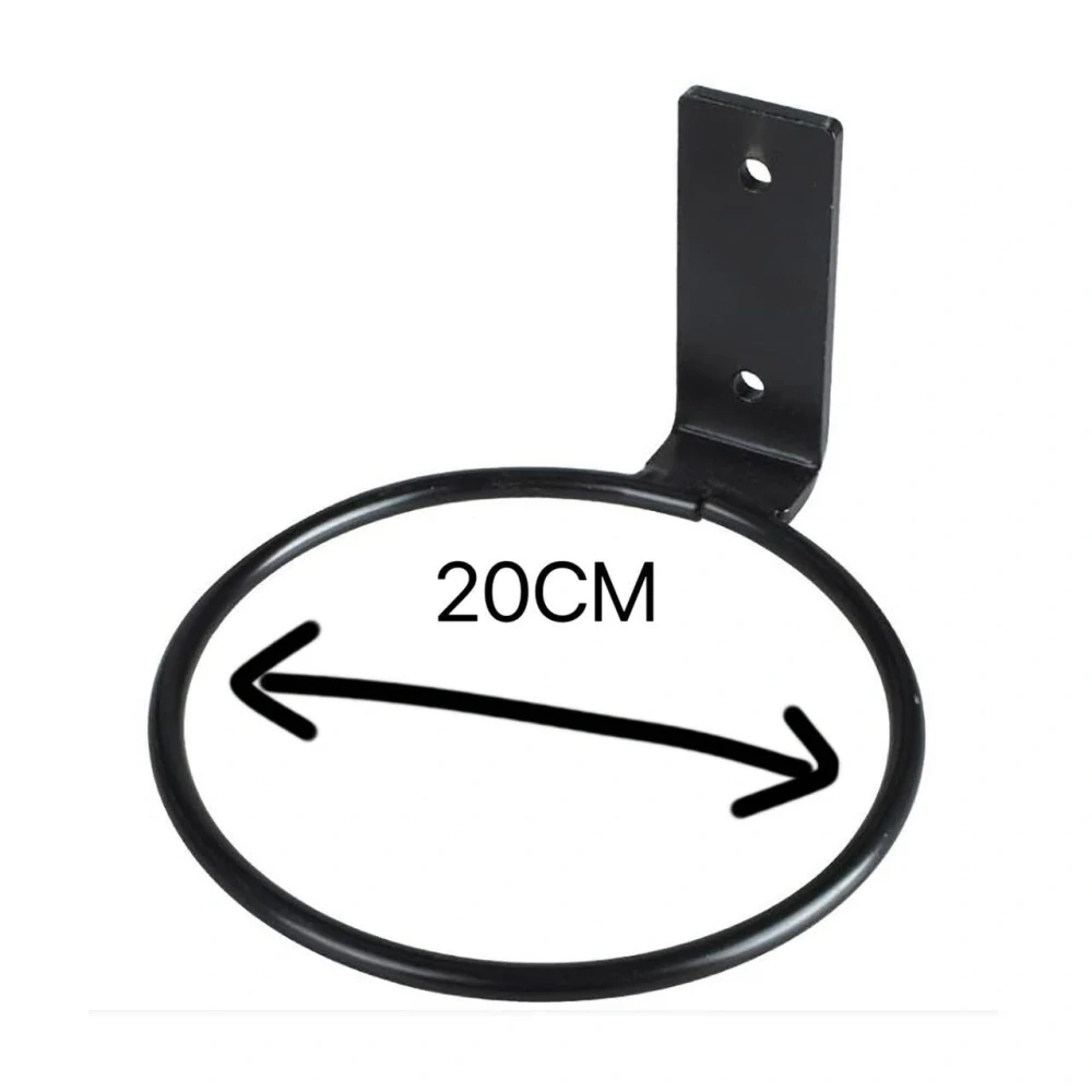 Kovový nástěnný držák na květináč – průměr 20 cm (1 ks)