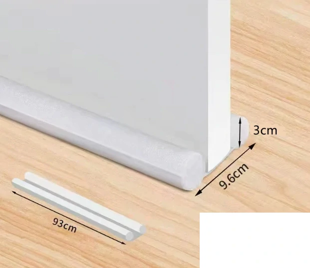 Oboustranná těsnící lišta pod dveře – bílá
