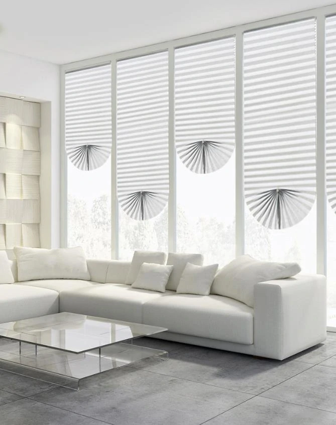 Plisé samolepicí roleta, žaluzie na okno – bílá 60 × 180 cm