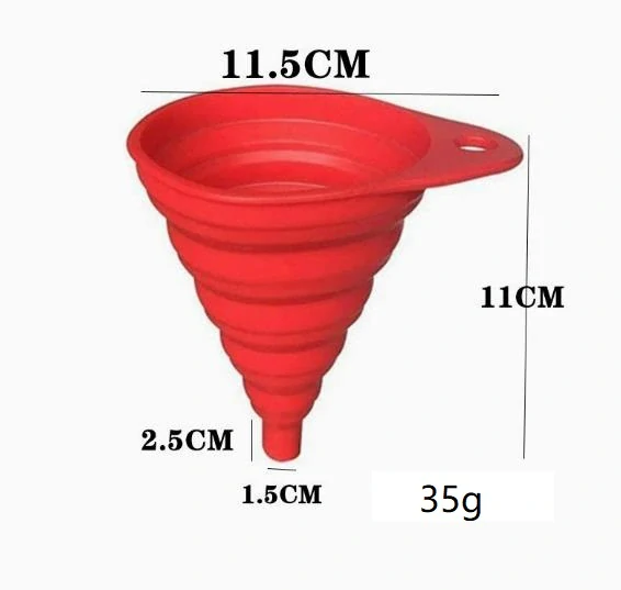 Skládací silikonový trychtýř 110mm