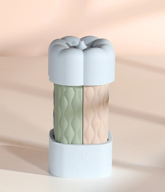 Cestovní silikonové lahvičky 4v1 – modré