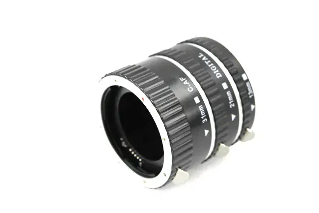 Makro mezikroužky pro Canon EOS s přenosem clony AL